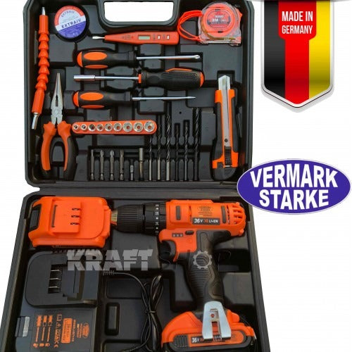 Акумулаторен ударен винтоверт Vermark Starke 36V