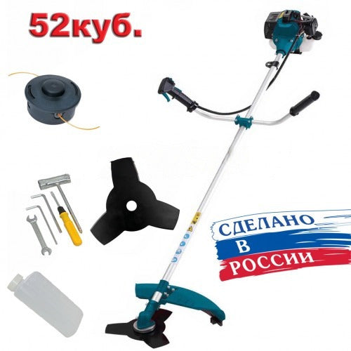 Бензинов тример за трева ЕЛЕКТРОН 52cc Руски