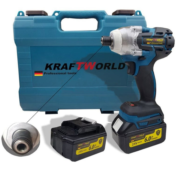 Винтоверт / Импакт Драйв Kraft World , 24V , Li-lon , 140Nm