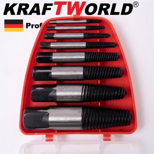 Екстрактори за болтове 8части KraftWorld