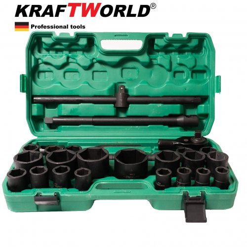 Гедоре камионджийско 26 части, 3/4″ & 1″ ,21-65mm, ударни вложки