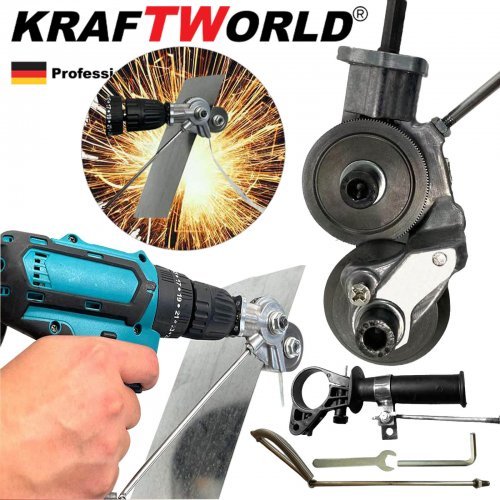 Приставка за Рязане на Метал KraftWorld + дръжка