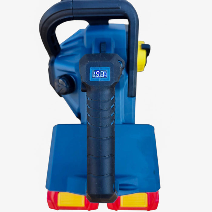 Акумулаторна Верижна Резачка с двойна батерия KraftWorld PRO – 42V (2×21V), 16″, 2 Вериги