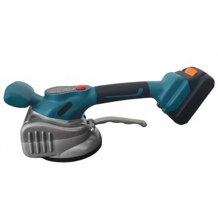 Акумулаторен Вибратор за Плочки – 8Ah Батерии, 13.5 см Вендуза, Регулируеми Вибрации