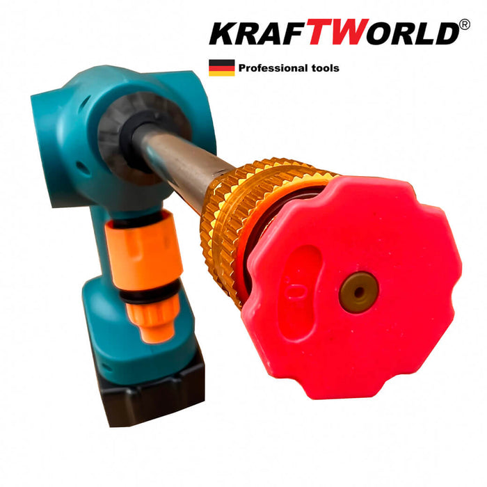 Акумулаторна Водоструйка KraftWorld 36V, 8Ah, 3.8 л/мин., 26 бара, с батерия, зарядно и аксесоари