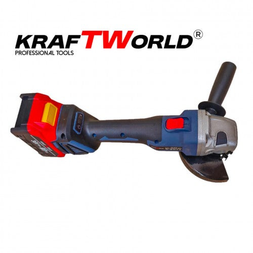 Акумулаторен Ъглошлайф Kraftworld 36V 8Ah с две батерии и куфар