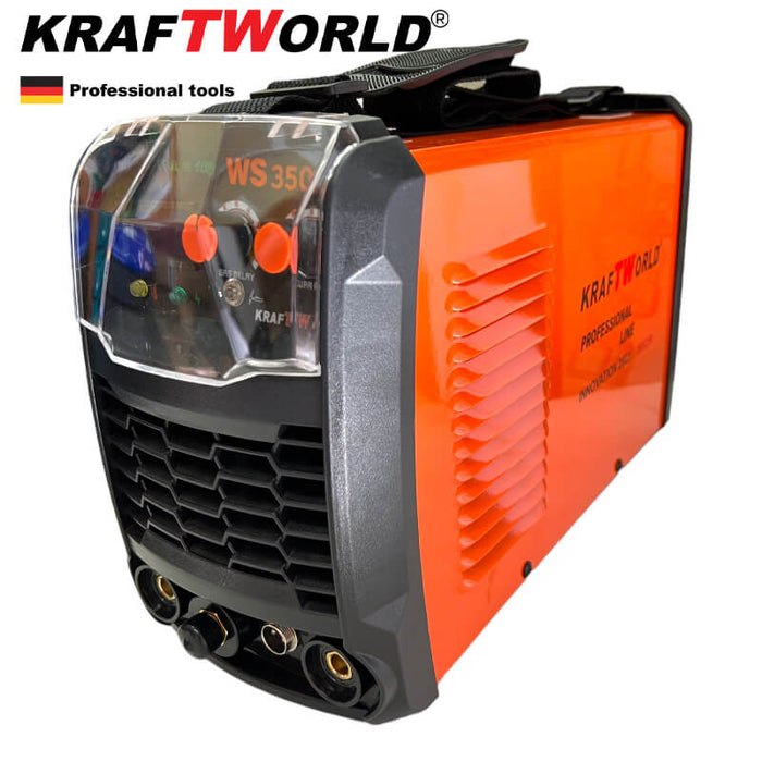 Инверторен Електрожен KraftWorld WS-350А С АРГОН + Маска за заваряне