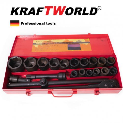Немско Гедоре 21 части с ударни вложки KraftWorld Германия