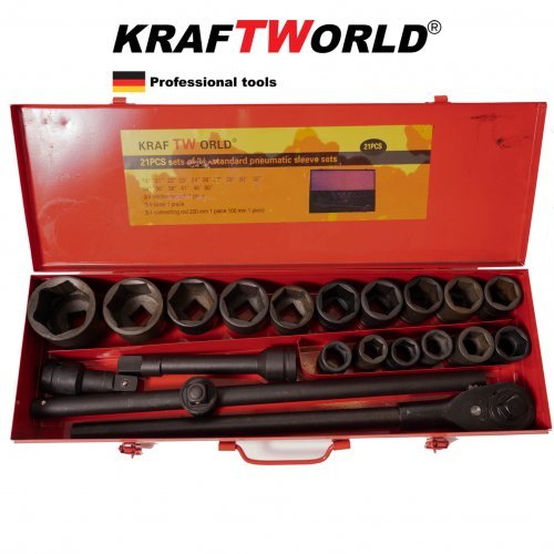 Немско Гедоре 21 части с ударни вложки KraftWorld Германия