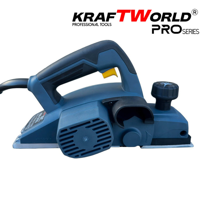 Електрическо Гредово Ренде 800W KraftWorld – 82 мм, 0–2,5 мм дълбочина, 16 000 об./мин