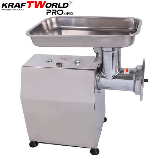 Електрическа Месомелачка KraftWorld TK/MK-12 | 1200W, 180 кг/ч, Неръждаема Стомана