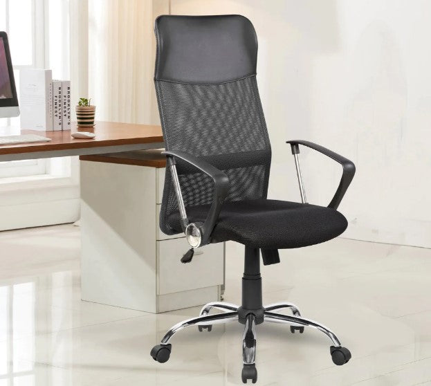 Офис Стол KraftWorld ErgoLine – Ергономичен Модел с Мрежа и Регулации