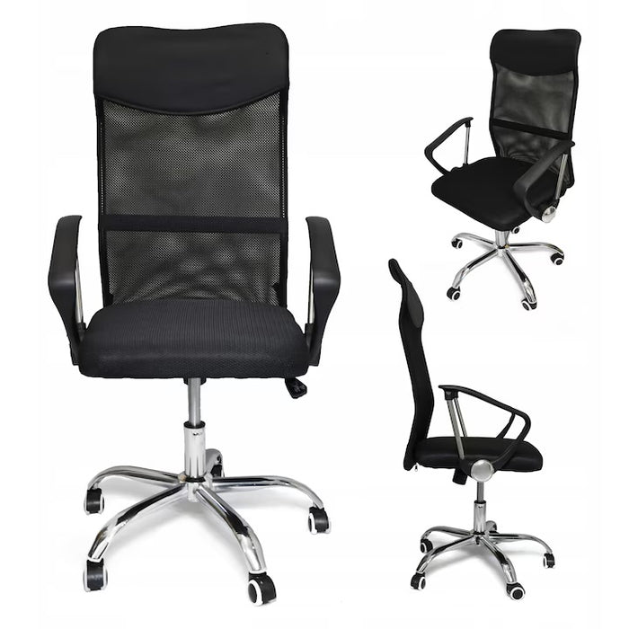 Офис Стол KraftWorld ErgoLine – Ергономичен Модел с Мрежа и Регулации