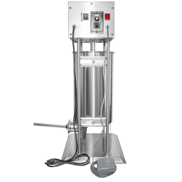 Електрическа Пълначка за Месо 15L – Професионален Модел с Педал и 4 Фунии