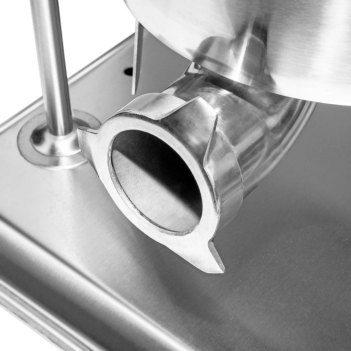 Електрическа Пълначка за Месо 15L – Професионален Модел с Педал и 4 Фунии